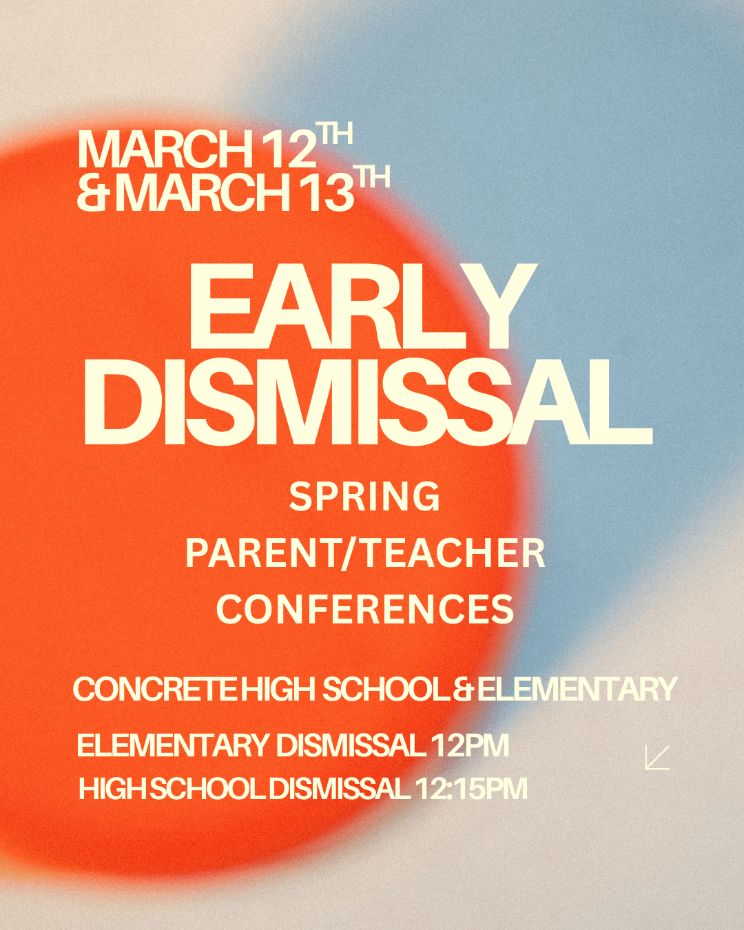 Early Dismissal Flyer